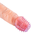 Power Escorts - BR339 - Textured Penis Sleeves – 2-Pack Pink Purple