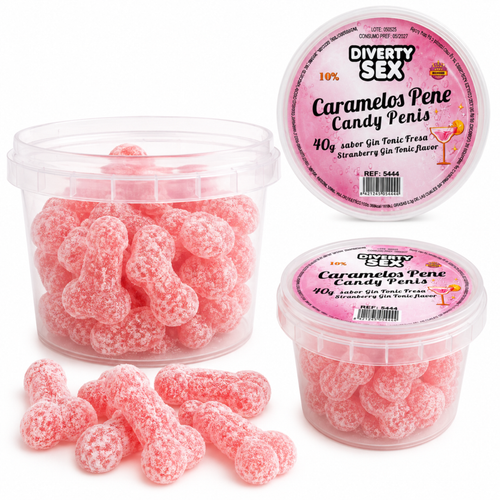 Kinky Pleasure - DS040 - Sexy Penis Candy Hard – Gin Tonic Flavour