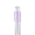 Power Escorts - BR339 - Textured Penis Sleeves – 2-Pack Pink Purple