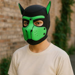 Kinky Pleasure - T216 - BDSM - Dog Mask - Green