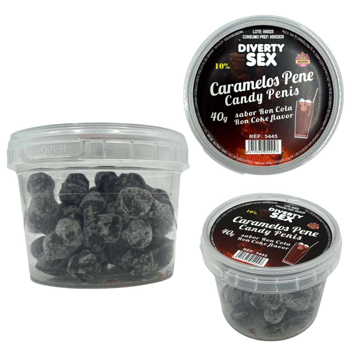 Kinky Pleasure - DS039 - Sexy Penis Candy Hard – Rum Cola Flavour