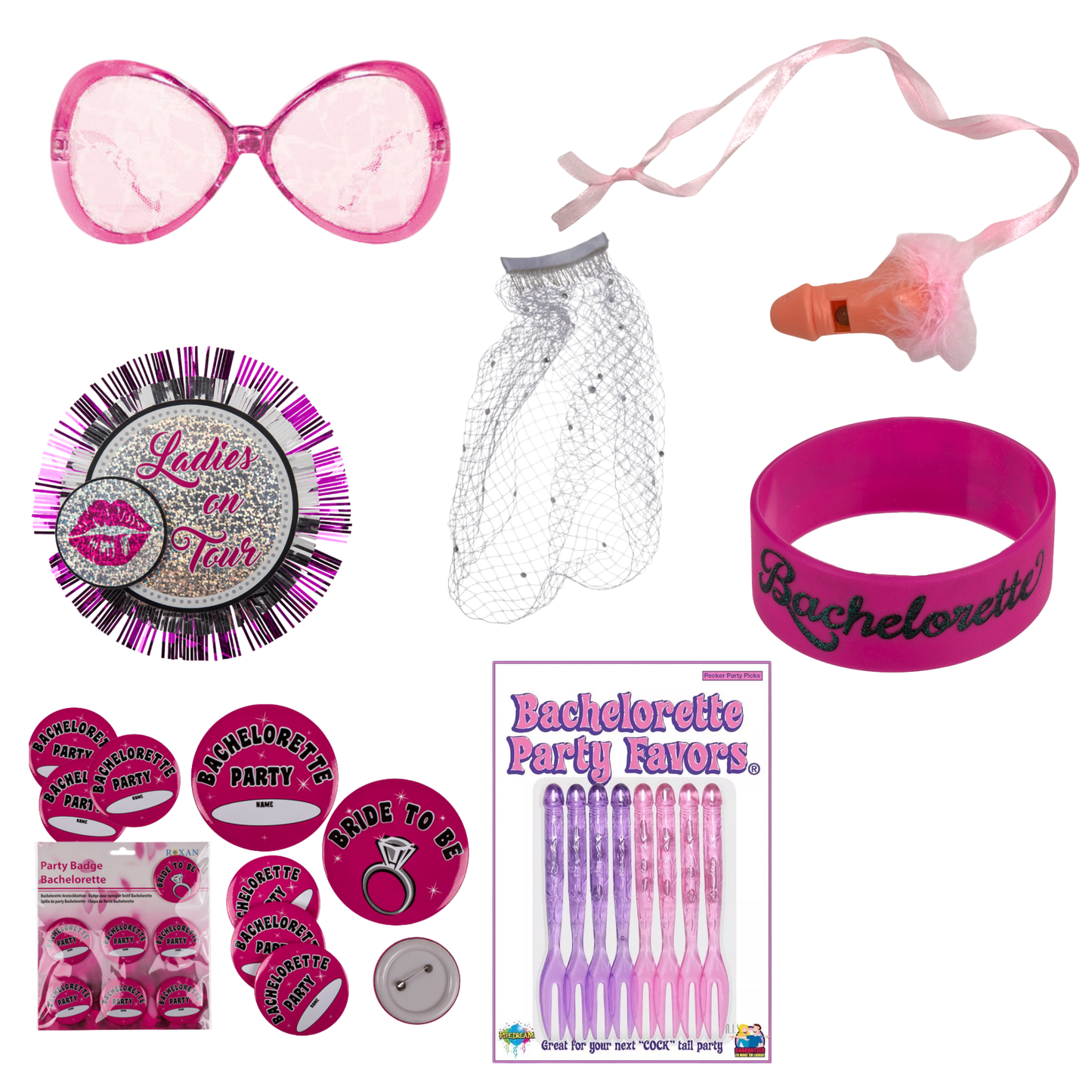 Kinky Pleasure - Bachelorette Party Package – 20 Playful Pieces