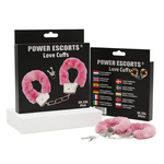 Power Escorts - BR206 Mix 4 Pack - Furry Hand cuffs 4 Colours Mix Pack