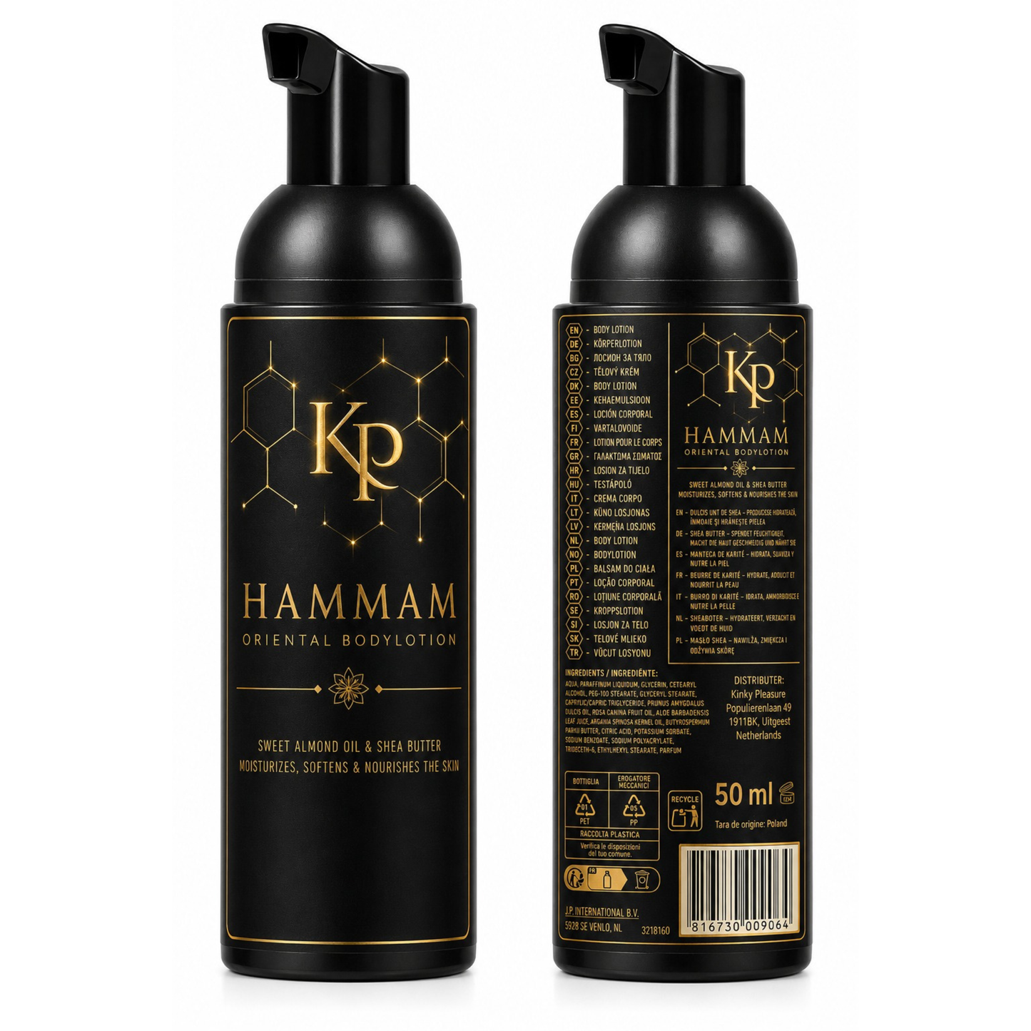 Kinky Pleasure - KPD020 - Hammam Oriental Body Lotion – Sweet Almond Oil & Shea Butter – Massage Lotion – 50ml