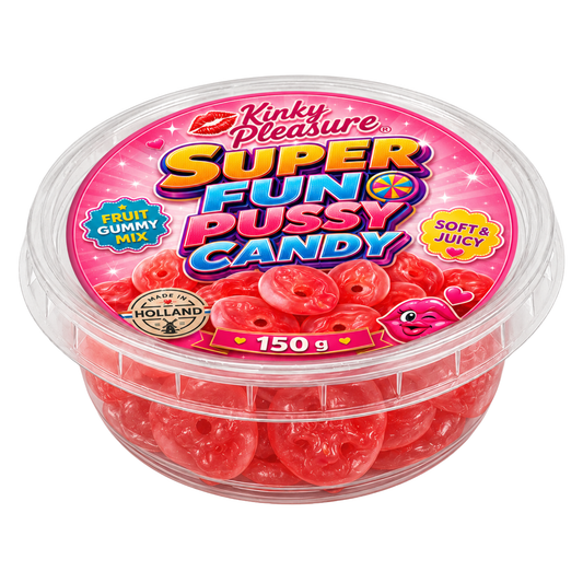 Kinky Pleasure - KPC003 - Pussy Gummy's Candy – Fruit Gummy Mix 150g