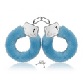 Power Escorts - BR206 - FurryCuffs - Hands – Blue, 28 cm