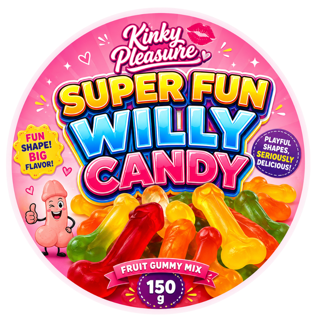 Kinky Pleasure - KPC001 - Penis Gummy's Candy – Fruit Gummy Mix 150g