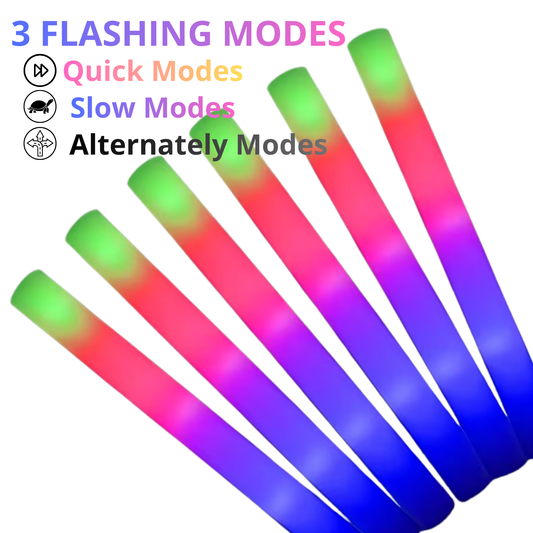 Kinky Pleasure - T268 - LED Light Sticks – 3 Flashing Modes