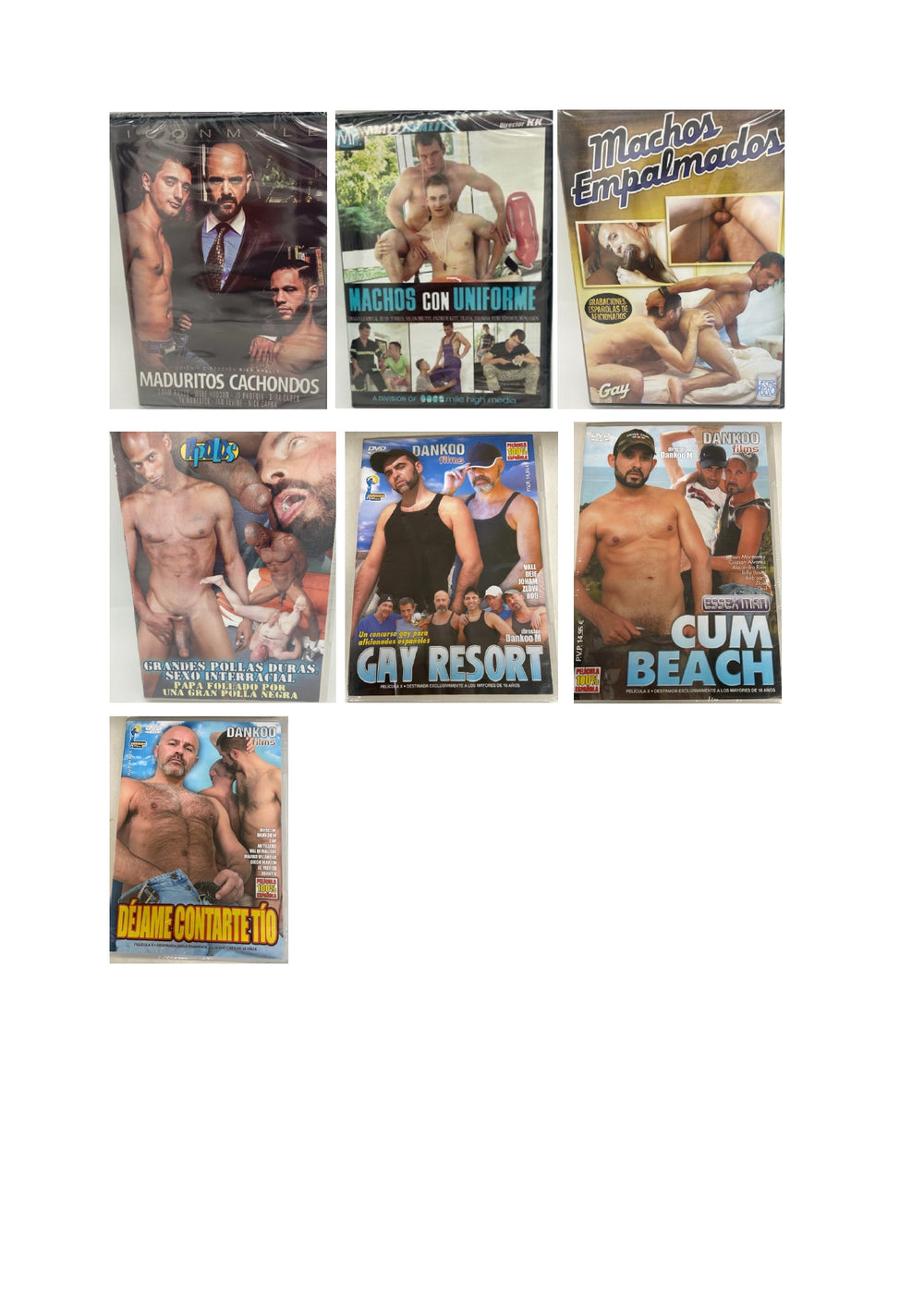 Gay Movie Saving Pack - 10 Titles - Assorted Adult DVD Collection