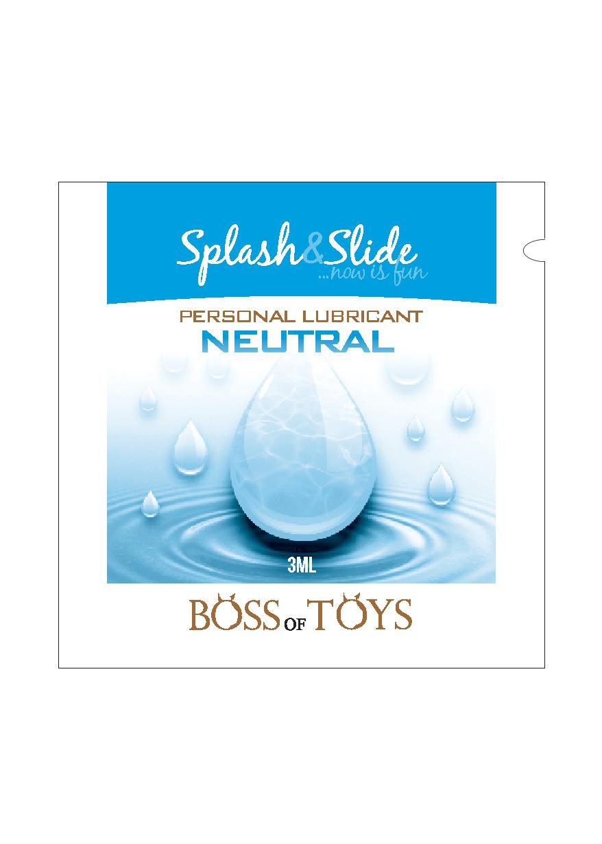 Boysoftoys Sachets Lubricant Neutral 3 ml - Waterbased - 2-00244
