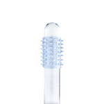 Power Escorts - BR338 - Textured Penis Sleeves – 2-Pack Clear Blue