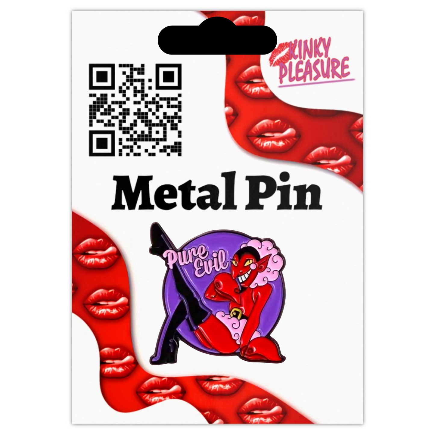 Kinky Pleasure - KPB056 - Badge / Pin - Pure Evil