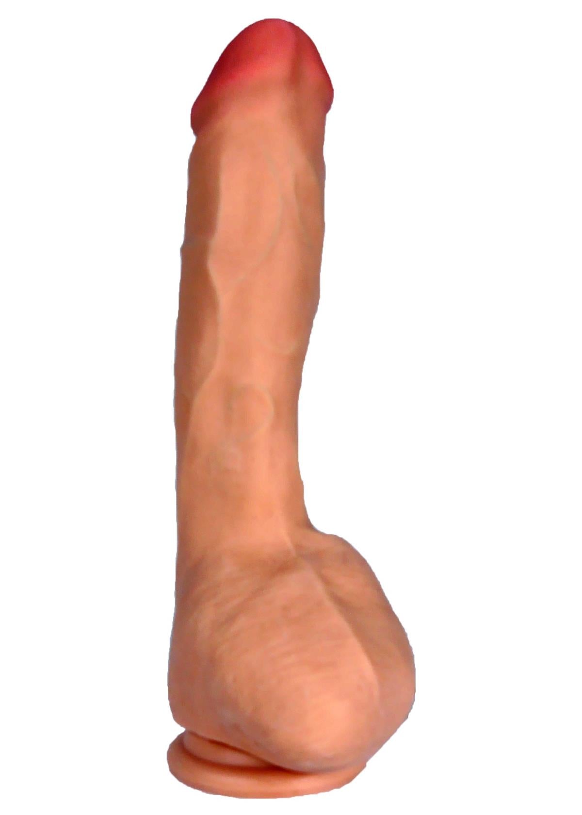 Boysoftoys - 21-00006 - Zeus - 9 inch/ 25 cm - Loveclonex - Ultra Realistic Vibrator - Cyber skin feels like real - 7 speed - Better then Silicone - 4,4 cm thick - Suction Cup - Rechargeable - Flesh