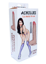 Boysoftoys - 21-00009 - Achilles - Loveclonex - Ultra Realistic Vibrator - Cyber skin feels like real - Better then Silicone - 5-7 cm thick - Suction Cup - Wired Remote - Flesh - 7.5 inch / 19 cm