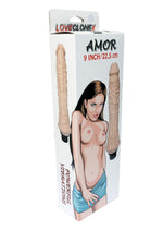 Boysoftoys Amor Love clone X Realistic Vibrator - super flexible Cyberskin material - big size 22,5 cm  - 9 Inch - Dia 4 cm - attractive Colour box - 21-00019