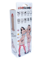 Boysoftoys Fobos Loveclonex Ultra Realistic Vibrator - Ultra Realistic Vibrator - Cyber skin feels like real - 21-00033- Better then Silicone - 5-7 cm thick - Suction Cup - Wired Remote - Flesh - 6 inch / 15 cm
