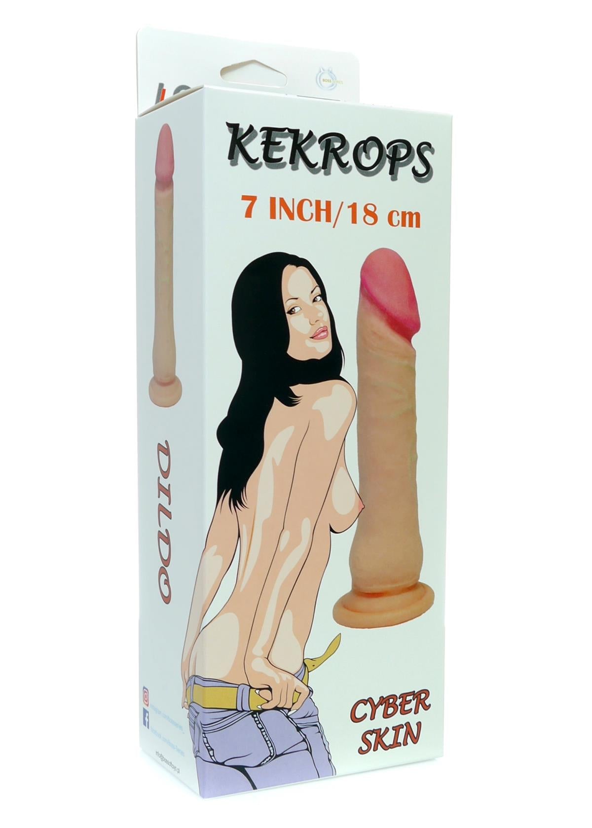 Bossoftoys Kekrops Loveclonex Ultra Realistic Dildo - Cyber skin feels like real - Better then Silicone - 17,5 Cm Length - 21-00034