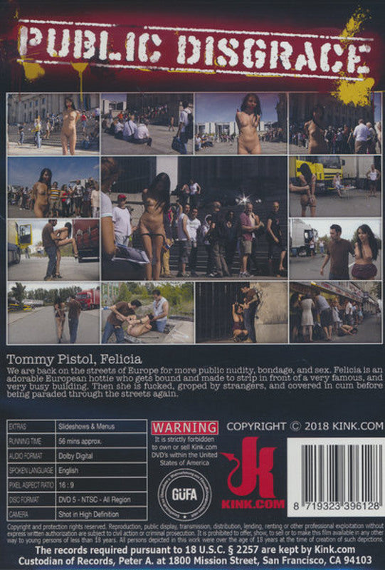 DVD - Public Disgrace - Take Me To The Streets