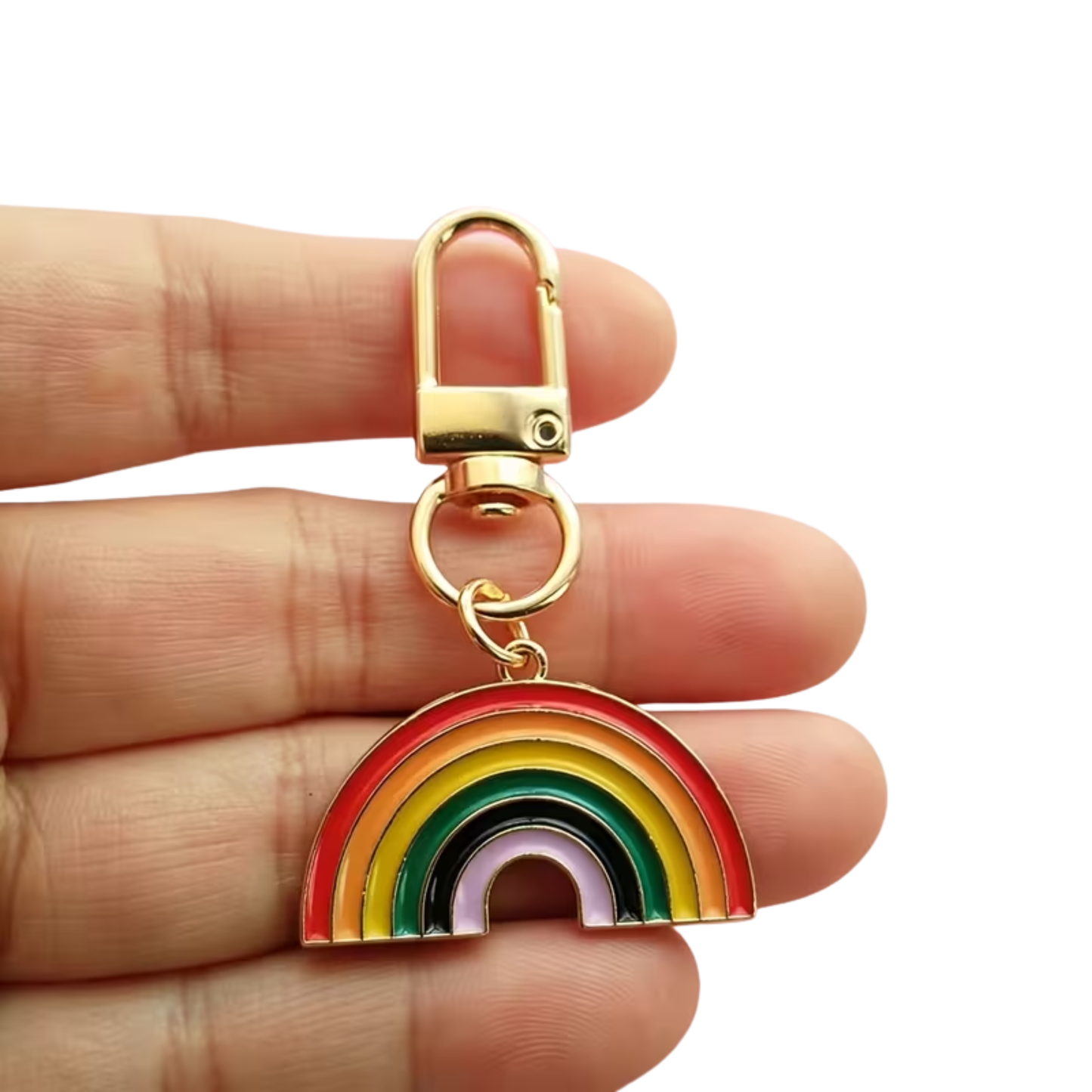 Kinky Pleasure - KPK073 - Rainbow Keychain – Pride Theme Metal Design