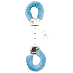Power Escorts - BR206 - FurryCuffs - Hands – Blue, 28 cm