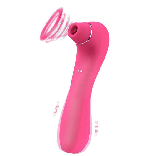 Boysoftoys- 22-00013-2 - Air Pressure Vibrator - Waterproof - Air Sucker - Oral Sucker -Big Size - Clitoral Stimulator/Massager - Stylish - 10 Modes - Rechargeable - Flesh Colour so not pink!