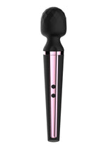 Boysoftoys - 22-00018 - Genius Luxury Wand massager - 10 Function - 31,5 cm- Black with rose gold - Rechargeable - Colour window box