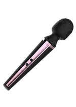 Boysoftoys - 22-00018 - Genius Luxury Wand massager - 10 Function - 31,5 cm- Black with rose gold - Rechargeable - Colour window box