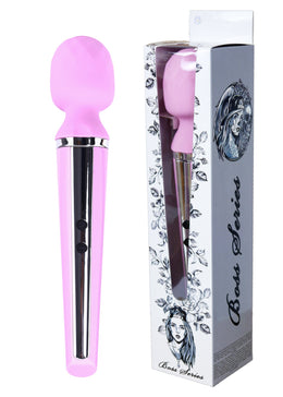 Boysoftoys Genius Big Size Wand Massager - Stimulator - USB - Pink - 10 Function - 22-00019