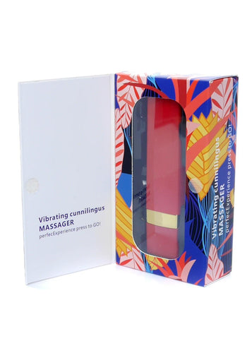 Bossoftoys - 22-00021 - Lipstick Vibrator - Rechargeable - Red housing - Colour box