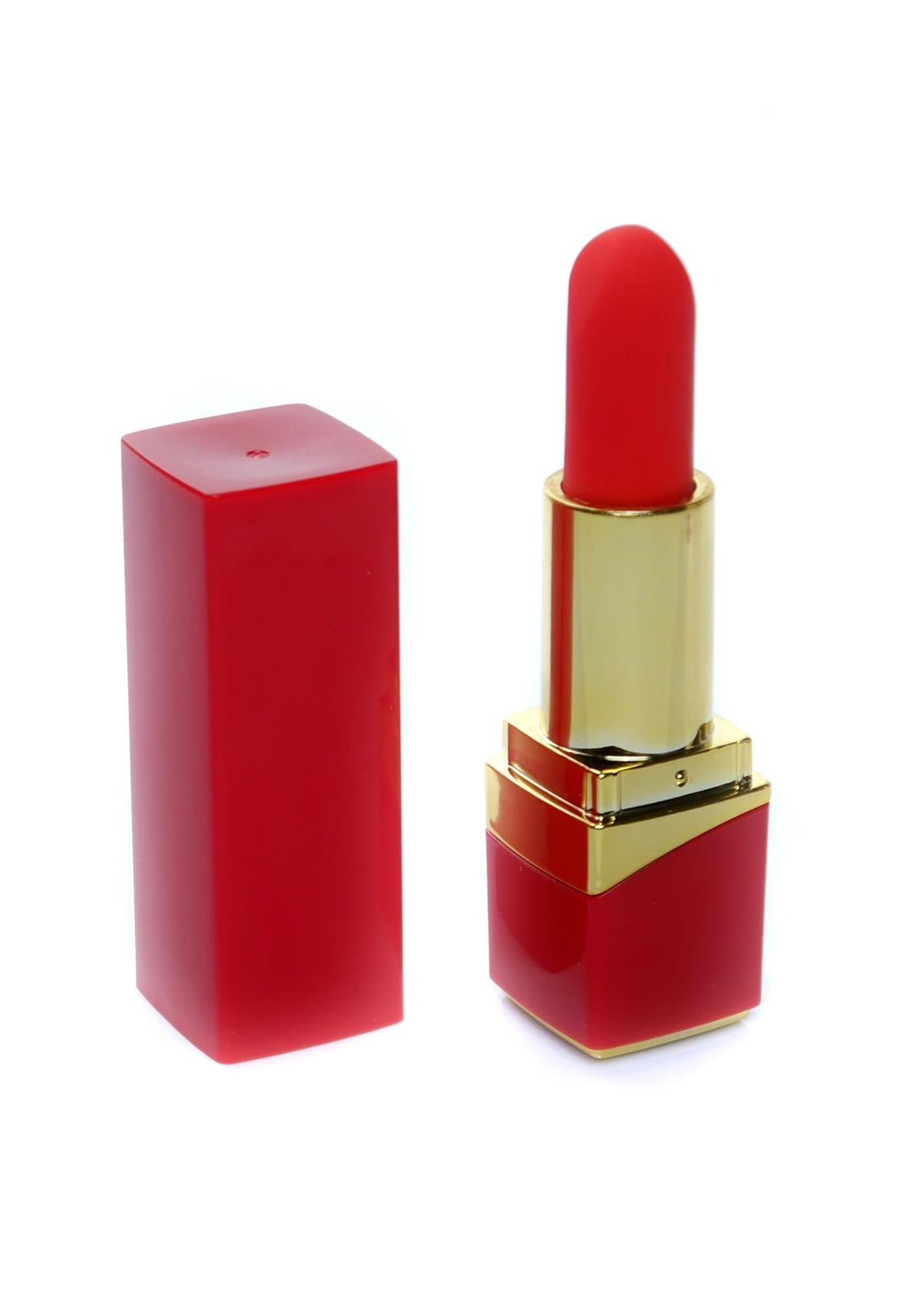 Bossoftoys - 22-00021 - Lipstick Vibrator - Rechargeable - Red housing - Colour box