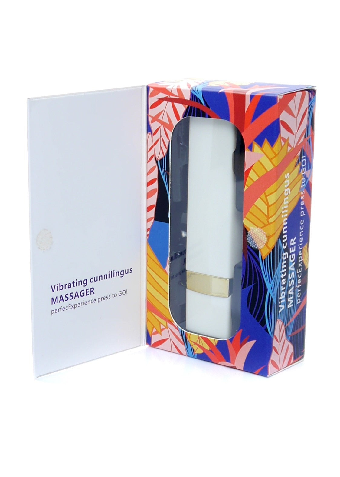 Bossoftoys - 22-00023 - Lipstick Vibrator - Rechargeable - White housing - Colour box