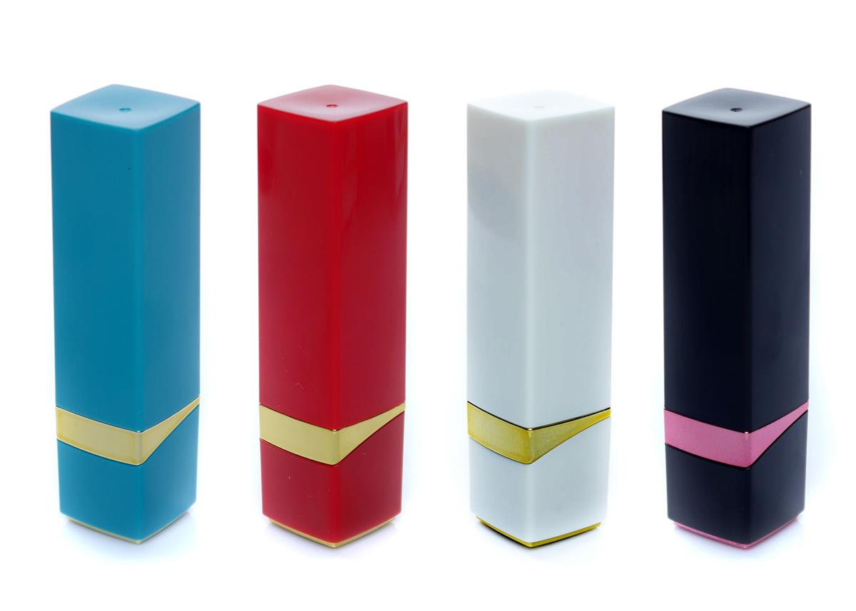 Bossoftoys - 22-00024 - Lipstick Vibrator - Rechargeable - Black housing - Colour box
