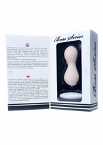 Boysoftoys - 22-00026 - Vibrating Kegel Balls - Silicone - flesh colour - total length 8 cm -  dia 3/3,5 cm - 10 function Remote Control - Rechargeable - colour windowbox