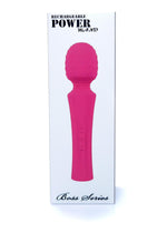 Boysoftoys - 22-00030 - Power wand Massager - Rechargeable - Silicone - 10 Function - Purple - Colour Box
