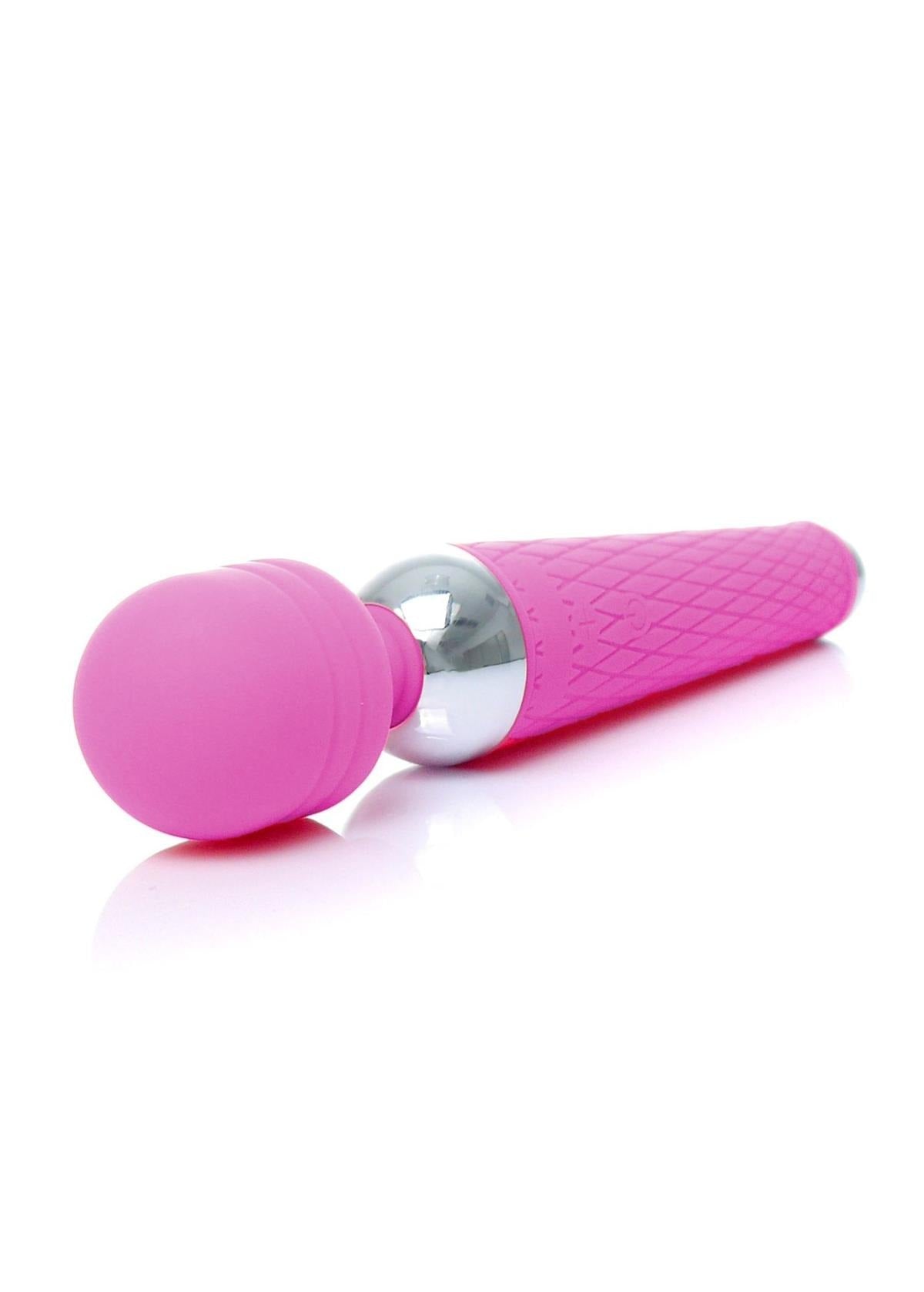 Bossoftoys - 22-00035 - Power Wand massager - Silicone Massager Purple USB - 16 Functions - USB rechargeable