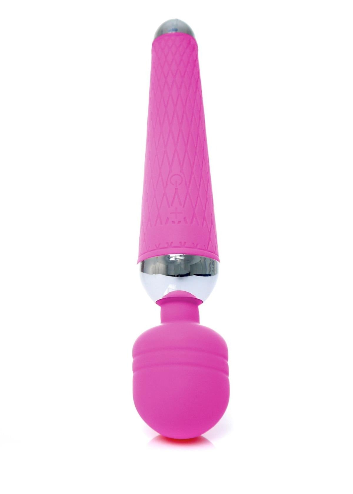 Bossoftoys - 22-00035 - Power Wand massager - Silicone Massager Purple USB - 16 Functions - USB rechargeable