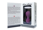 Boysoftoys Silicone Kegal Ball Vibrator - Purple - 10 Functions - Remote Rechargeable - 22-00038