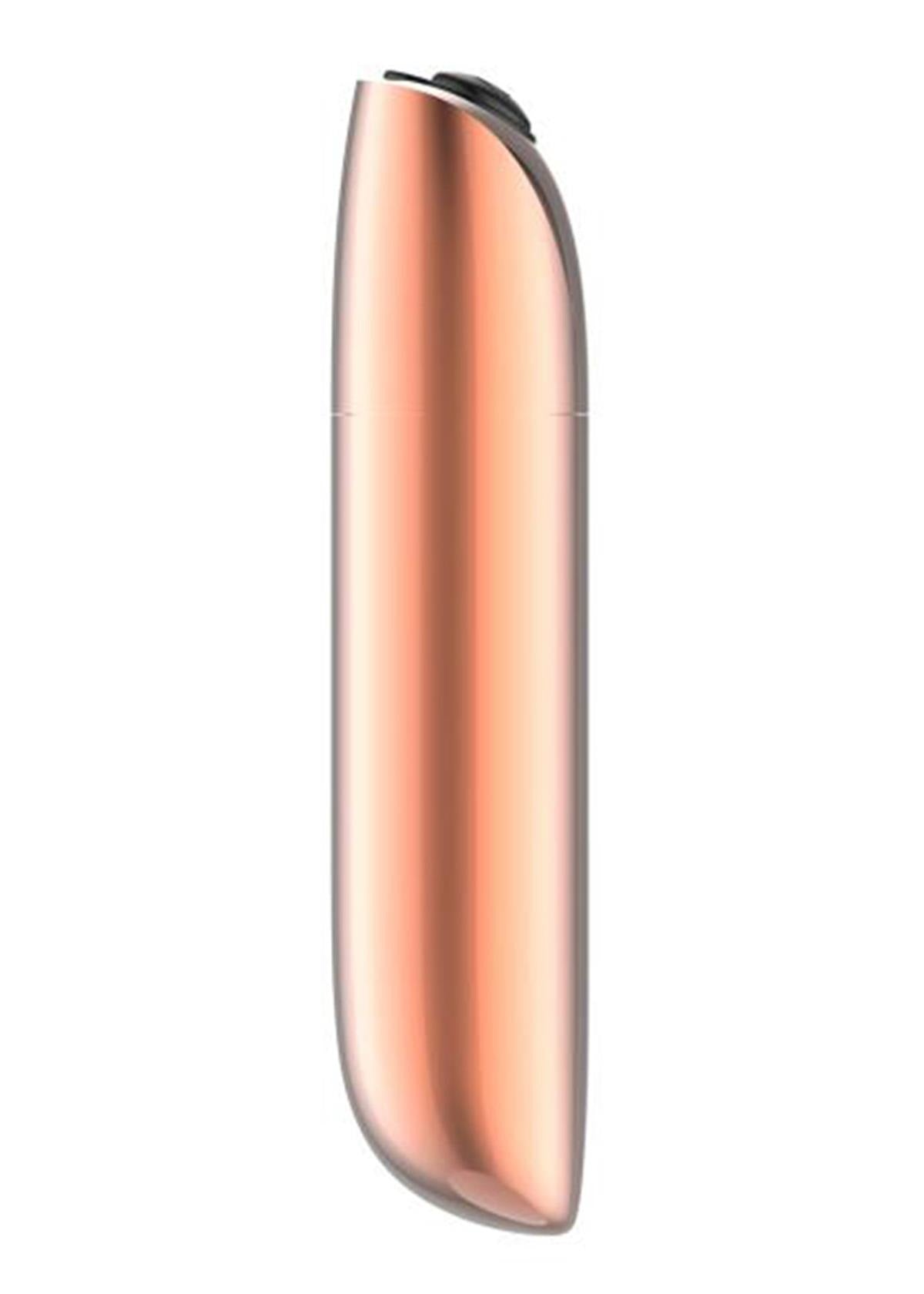 Bossoftoys - 22-00048 - Powerful Bullet Vibrator - USB rechargeable - 20 Functions - Gold