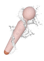 Boysoftoys - 22-00052 - Power wand Massager vibrator - 10 Functions - Silicone - 19,5 cm -  dia 4 cm - Rechargeable - attractive Colour windowbox - Flesh