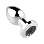 Boysoftoys - 22-00053 - Rechargeable Butt Plug - Vibrator USB - 10 Functions - Silver