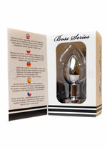 Boysoftoys - 22-00053 - Rechargeable Butt Plug - Vibrator USB - 10 Functions - Silver