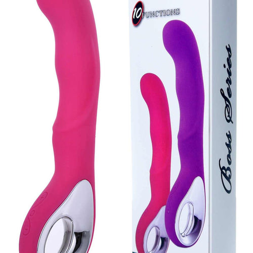 Boysoftoys - 26-00054  - Vibrator G-spot - 10 functions - USB - Pink -  100% waterproof - Rechargeable
