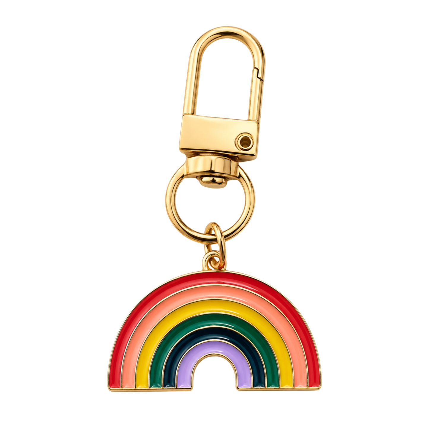 Kinky Pleasure - KPK073 - Rainbow Keychain – Pride Theme Metal Design