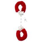 Power Escorts - BR206 - FurryCuffs - Hands – Red, 28 cm