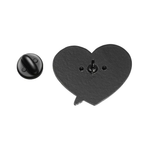 Kinky Pleasure – KPB091 – Metal Pin - Don't Cut My Heart - Chainsaw Love in Horror Pink