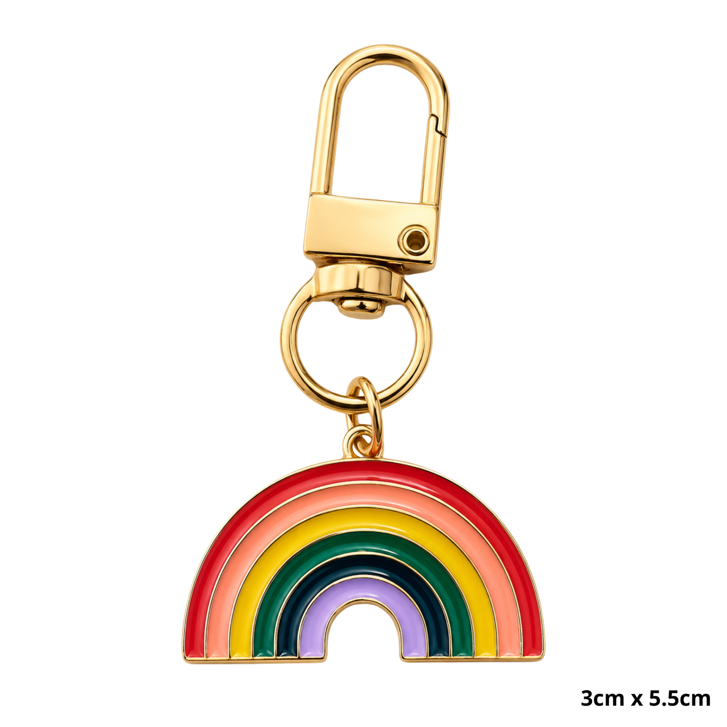 Kinky Pleasure - KPK073 - Rainbow Keychain – Pride Theme Metal Design