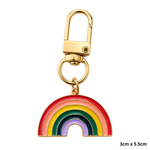 Kinky Pleasure - KPK073 - Rainbow Keychain – Pride Theme Metal Design