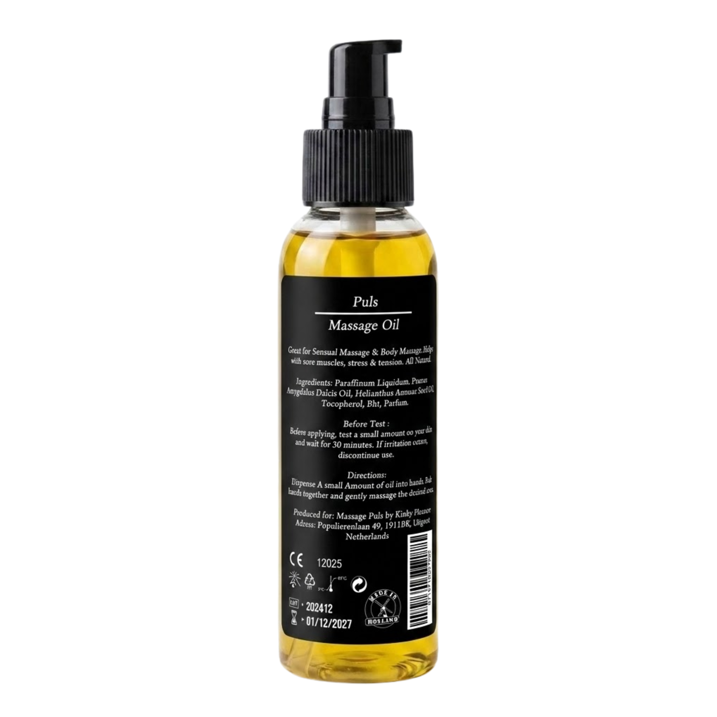 Puls - P001 - Massage Oil - 120ml