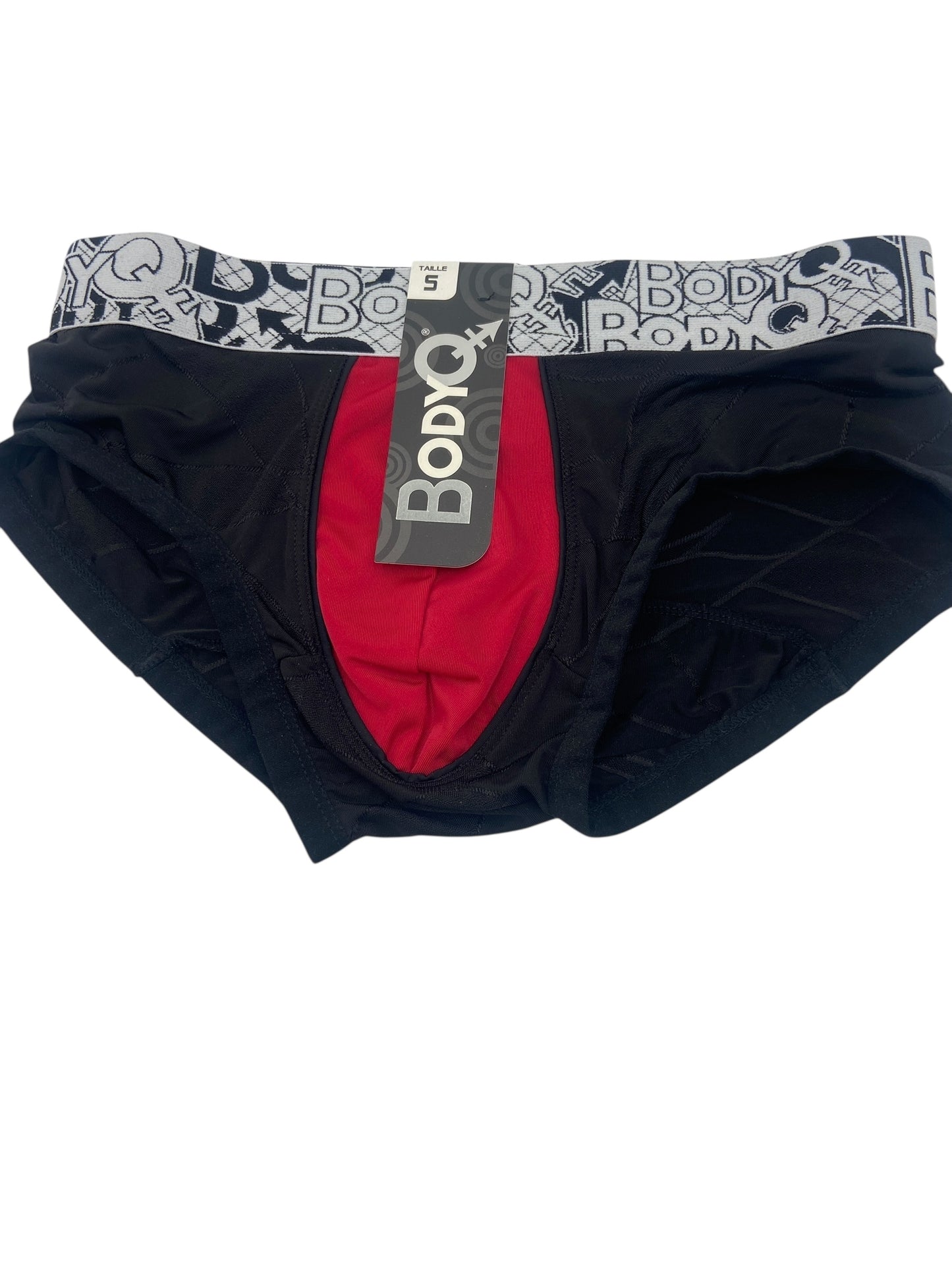 BodyQ Male Lingerie - Sexy Men’s Underwear Boxer – Black Red  - S/ M / L / XL