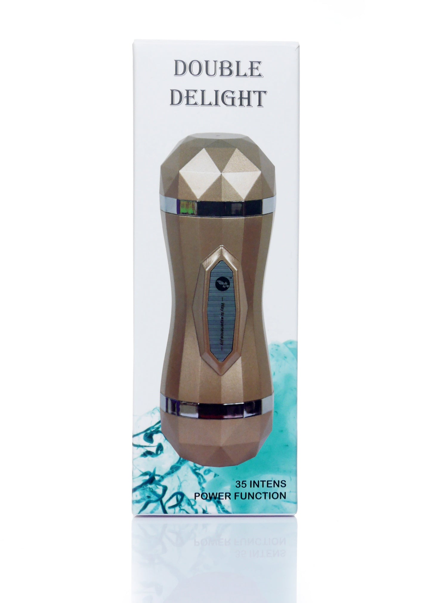 Bossoftoys - 26-00075 - Double delight - 35 function - usb rechargeable - heavy version - double holes